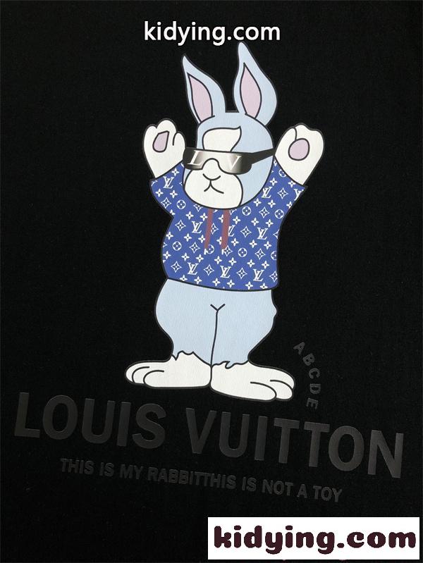 半袖Tシャツ プリント ルイヴィトン コピー 遊び心 ポップ 可愛い系 軽量 LOUIS VUITTON 快適-2