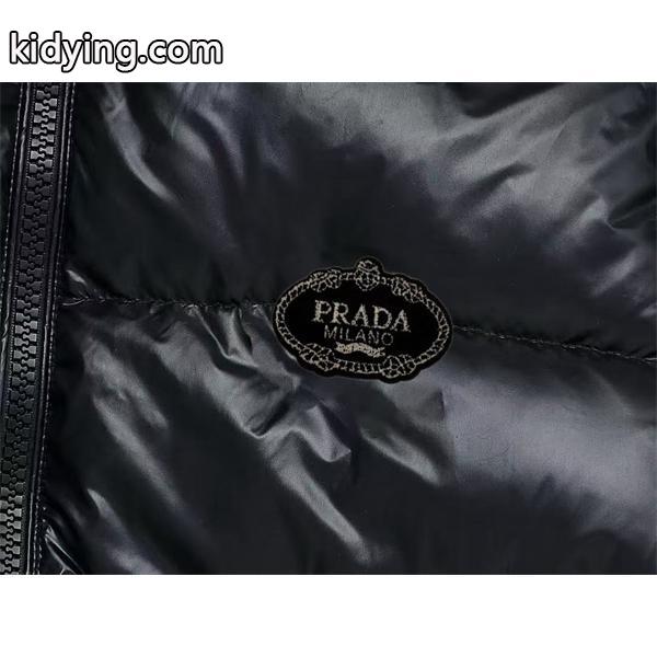 プラダ マットブラック 暖かい 冬支度 2025秋冬 PRADA プラダ コピー ダウンジャケット メンズ 新作-3