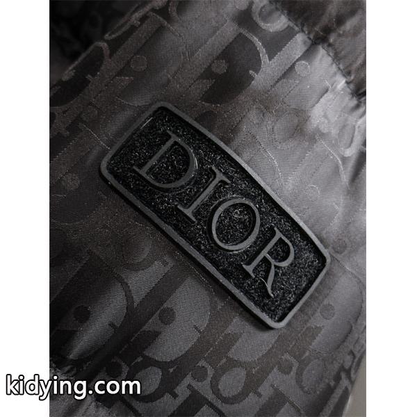 ライトグレー 老花 立领 ダウンジャケット 2025秋冬保温 ディオール DIOR コピーアウター 高機能-7