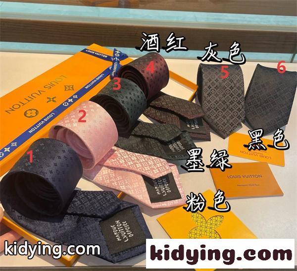 LOUIS VUITTON ネクタイ メンズ ビジネス シンプル ルイヴィトン 偽物 上品 光沢 フォーマル 高見え-0