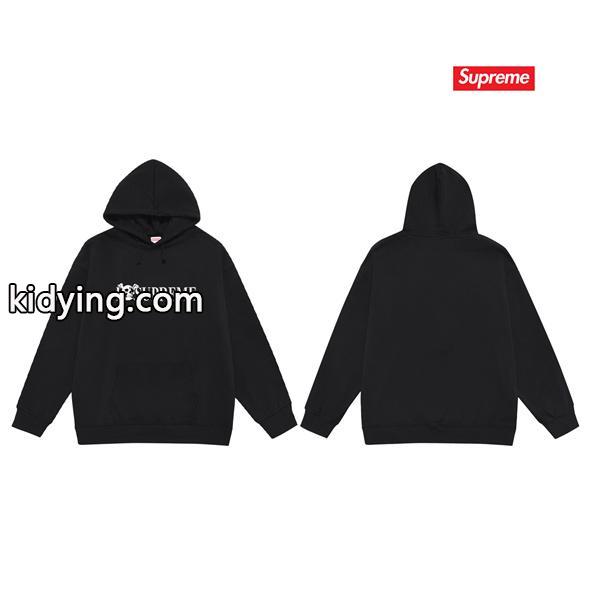 2025秋冬必須 防寒対策 ブラック 新作 ロゴ パーカー SUPREME シュプリーム コピー-1
