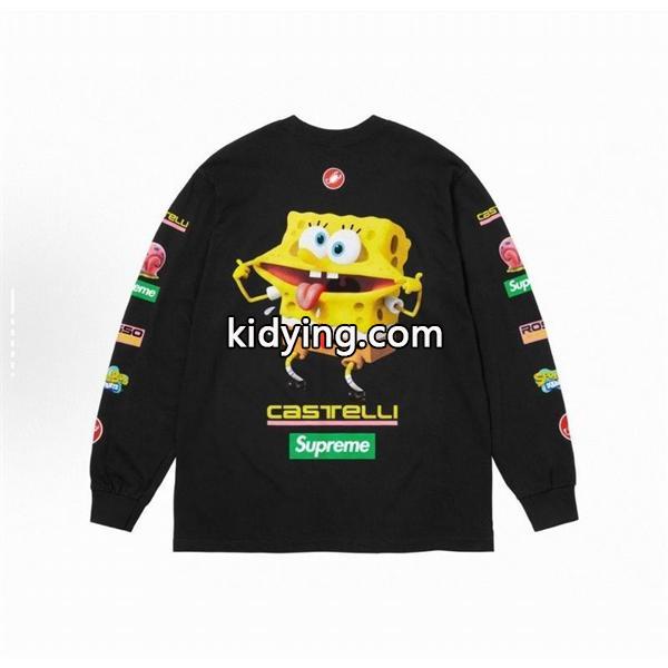 シュプリーム SUPREME Tシャツ ロンT 長袖  Supreme x SPONGEBOB SQUAREPANTS CASTELLI   WEEK11 Racing L/S Tee 通販ショッピング-5