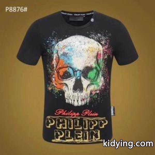 夏の最旬スタイルを楽しい Tシャツ/ティーシャツ 季節感もプラス2019新作フィリッププレイン PHILIPP PLEIN 2色可選_フィリッププレイン PHILIPP PLEIN_ブランド コピー 激安(日本最大級)-0