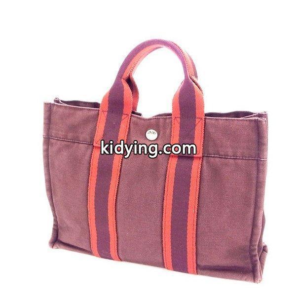 エルメス Hermes バッグ トートバッグ フールトゥ フールトゥトートＰＭ パープル ボルドー レディース 中古 Bag :Y205:ブランドデポTOKYO - 通販ショッピング-0