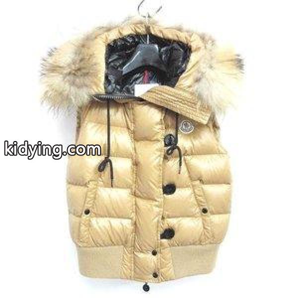 モンクレール MONCLER TARN GILET ダウンベスト フード フーディー ターン ラクーン ファー付き ブラウン 茶系 0 0809 レディース【中古】【ベクトル 古着】 :098-901808070005:ブランド古着販売のベクトル - 通販ショッピング-0
