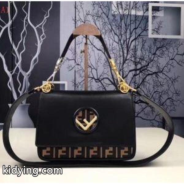 KAN I FBrown leather bag8BT284A651F13VKFENDIフェンディ 激安コーディネートしやすいバッグ機能性5色展開-0