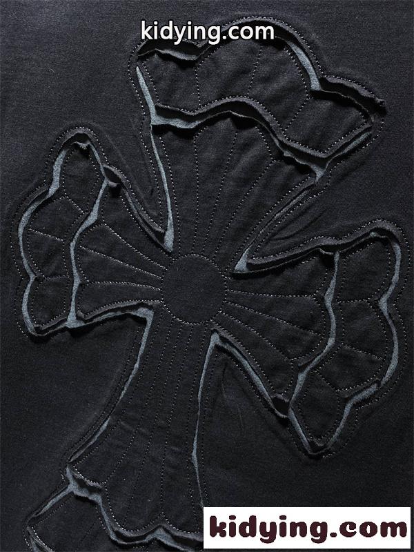 CHROME HEARTS クロムハーツ コピー ビッグクロスエンボス オーバーフィット 半袖Tシャツ-6