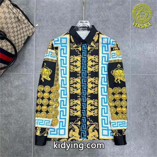 シャツ 秋冬におしゃれな着こなし 秋冬カジュアルの定番 ヴェルサーチ VERSACE_ヴェルサーチ VERSACE_ブランド コピー 激安(日本最大級)-0