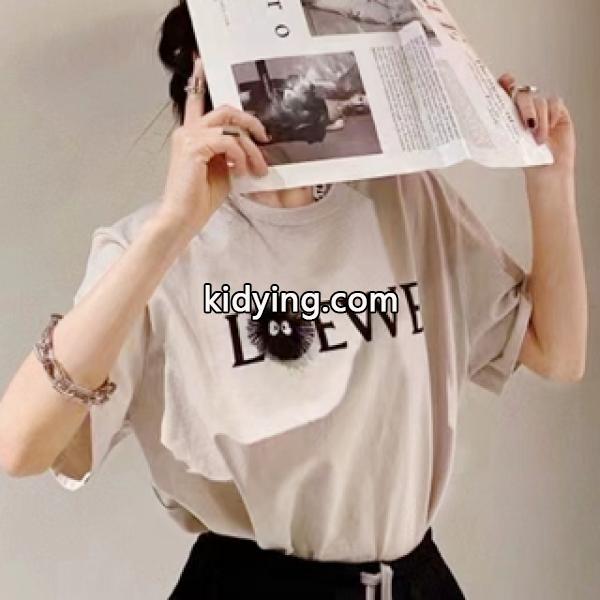 この夏トレンドの最新モデルLOEWE ロエベ トトロ コピー 半袖tシャツ ユニセックス 甘めなファッション-0