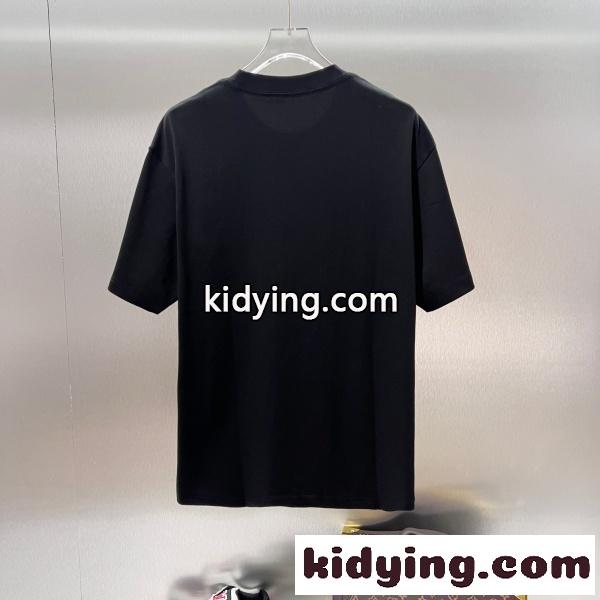 GIVENCHY（ジバンシー）コピー 2026新作 フラワープリント ビッグロゴTシャツ 半袖カットソー ストリートモード-3