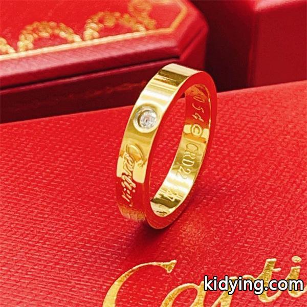 ペア対応 クラシックライン シンプル装飾 リング 定番 Cartier カルティエ コピー-7