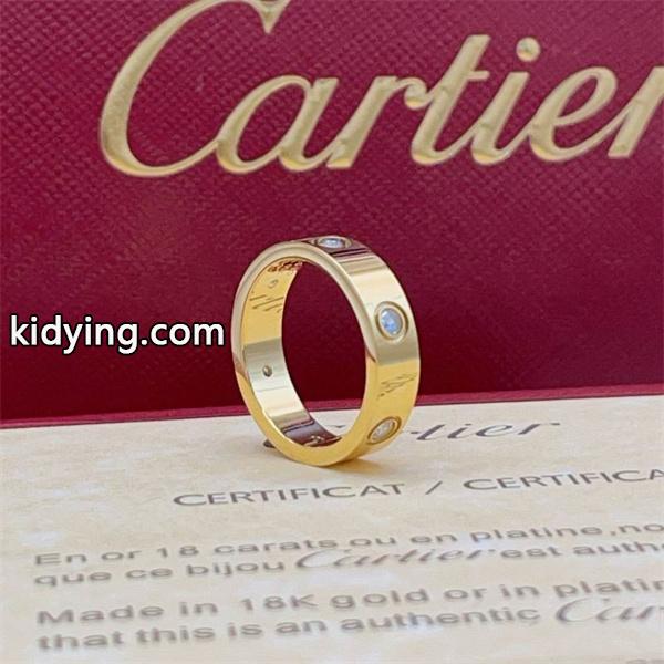 ミニマル印象 ワンポイント リング 洗練 2026新作 Cartier カルティエ コピー-3