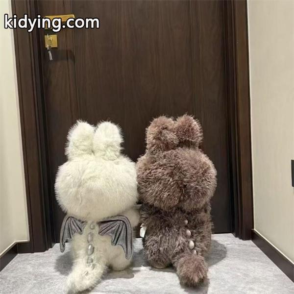 ポップマート コピー LABUBU ラブブ × ZIMOMO 2.0 大天使 ビッグサイズ ぬいぐるみ ふわふわ ドール インテリア-5