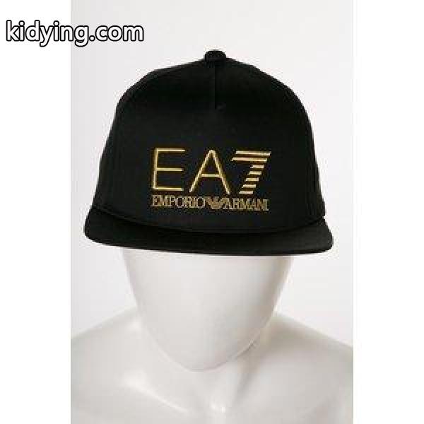 アルマーニ エンポリオアルマーニ Emporio Armani EA7 キャップ ベースボールキャップ 帽子 275772 8P503 ブラック×ゴールド :3807418:DIFFUSION - 通販ショッピング-0