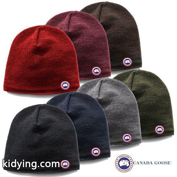 CANADA GOOSE カナダグース BLACK/NAVY/IRON GRAY/MILITARY GREEN ユニセックス wool-watch-cap 通販ショッピング-0