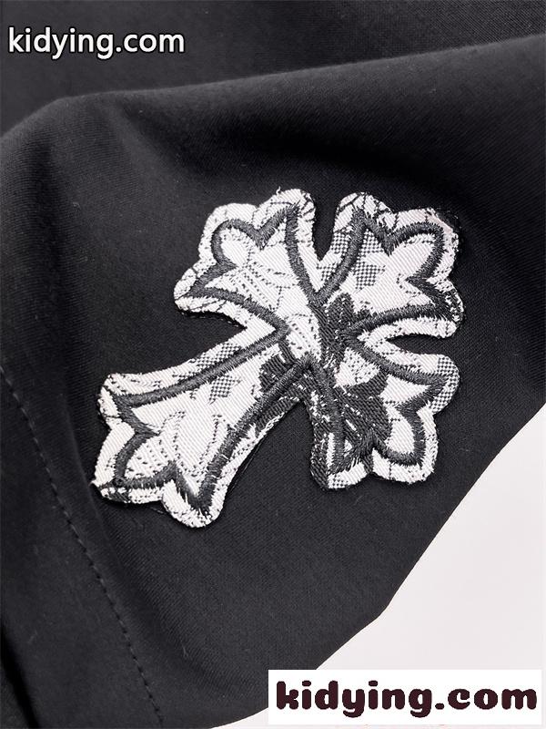 CHROME HEARTS クロムハーツ コピー 人気 ブラック モノトーン プリント ストリート系 お洒落 ハーフパンツ-2