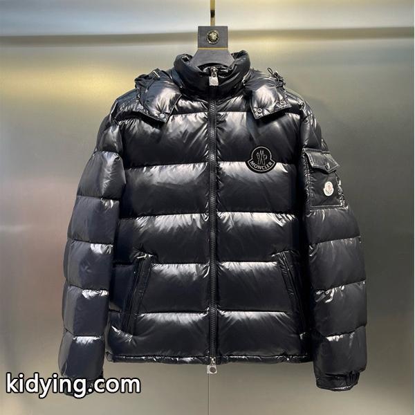 ブラックダウン モノクロロゴ MONCLER 秋冬シャープ モンクレール コピージャケット 定番-0