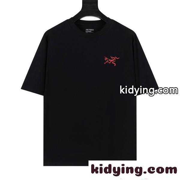 ARCTERYX ワンポイント ミニロゴ アークテリクス コピー 半袖Tシャツ メンズ シンプル 軽量素材-1