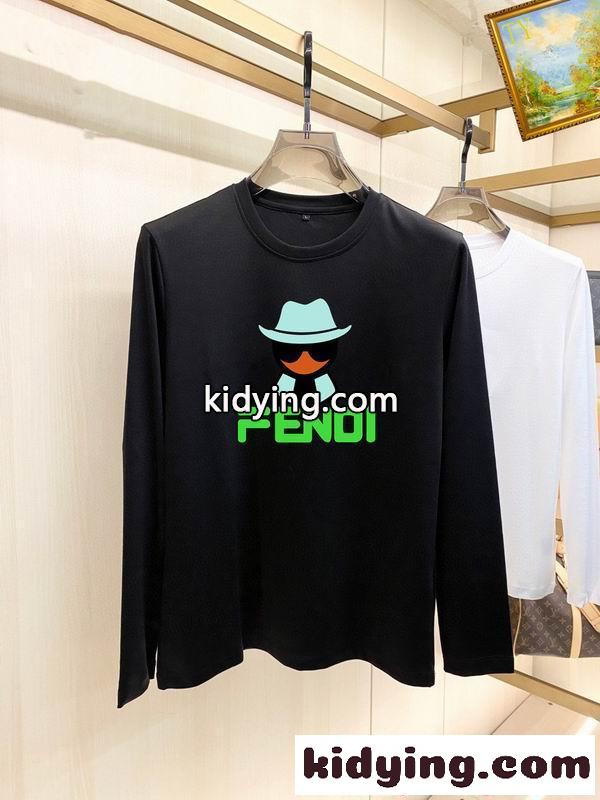 フェンディ 長袖ｔシャツコピー激安fendiカジュアルウェア独自性効果抜群幅広いアイテム-0