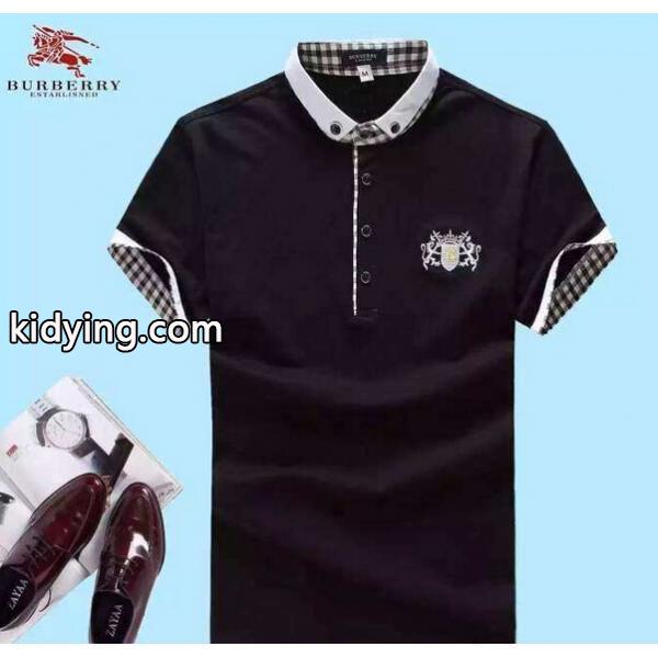 2015春夏 大特価 BURBERRY バーバリー 半袖ポロシャツ 4色可選_半袖Tシャツ_メンズファッション_スーパーコピーブランド激安通販 専門店-0