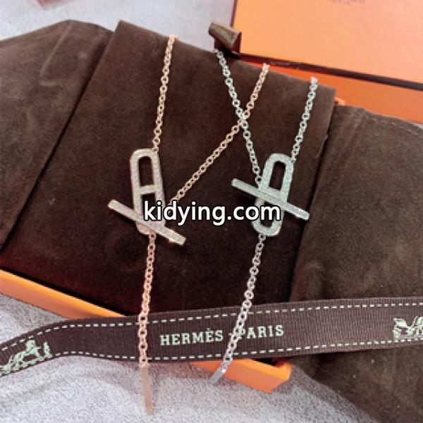 激安新作 HERMES エルメス アクセサリー コピー ネックレス 2色展開 ゆったり綺麗めスタイル新品-0
