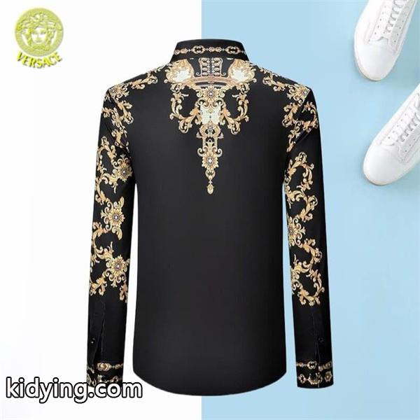 数量限定特売品 カジュアル2色可選 最落なし! 希少! VERSACE ヴェルサーチシャツコピー 激安(日本最大級)-3