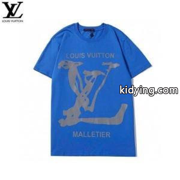 2色可選 ルイ ヴィトン 魅力を最大限に生かす LOUIS VUITTON 半袖Tシャツ 普段着にも合わせやすい_ルイ ヴィトン LOUIS VUITTON_ブランド コピー 激安(日本最大級)-1