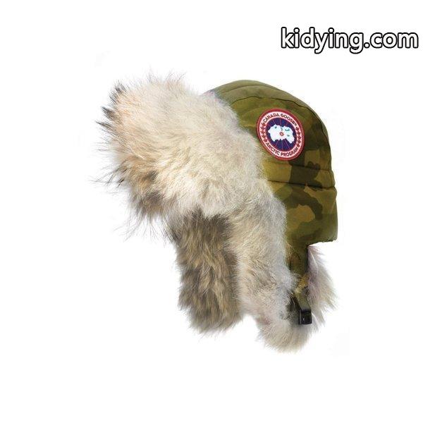 カナダグース レディース 帽子 Aviator Hat with Genuine Coyote Fur Trim Camo/ Military Green :dp3-5227723-615023:フェルマート エフ fermart ef - 通販ショッピング-0