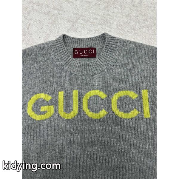 2026新作 GUCCI グリーン ロゴニット 希少 お洒落 個性派 グッチ コピー-4