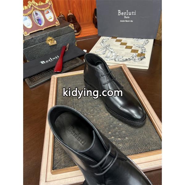 正統 レースアップ Berluti ベルルッティ コピー レザーシューズ 端正 クラシック-4