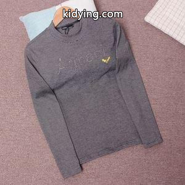 アルマーニ ARMANI 長袖Tシャツ 2色可選 秋のこなれカジュアルを思う 2019秋冬におすすめ着こなし_アルマーニ ARMANI_ブランド コピー 激安(日本最大級)-1