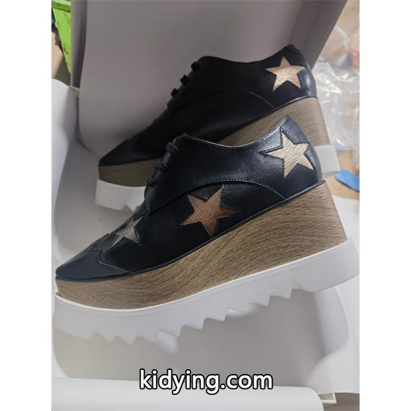 STELLA McCARTNEY ステラマッカートニー コピー 厚底シューズ ブラック シンプル スタイリッシュ-1