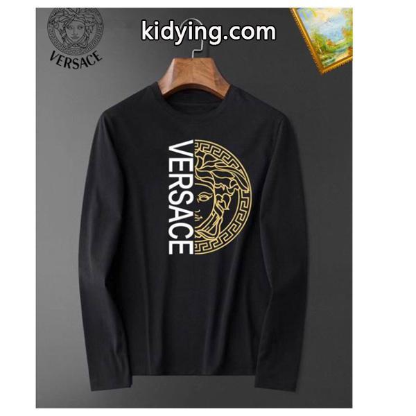 この夏最高に人気ブランド ヴェルサーチ VERSACE 長袖Tシャツ 2色可選春夏まだまだトレンド_ヴェルサーチ VERSACE_ブランド コピー 激安(日本最大級)-0