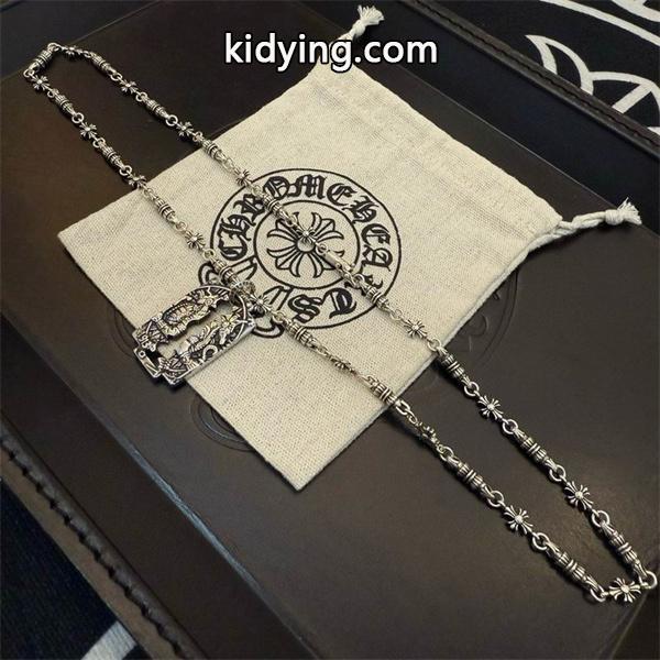 CHROME HEARTS クロムハーツ コピー 新登場 ゴシック調クロスネックレス 重厚 話題沸騰-4