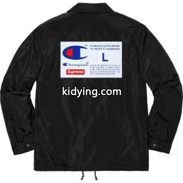 3色可選 Supreme Champion Label Coaches Jacket SUPREME シュプリーム 秋のお出かけに最適 2018年秋冬入荷_ダウンジャケット_メンズファッション_スーパーコピーブランド激安通販 専門店-0