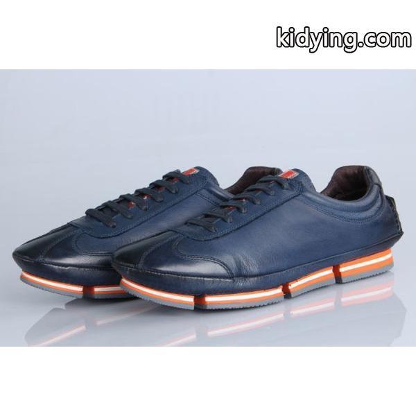 人気商品 2013-14秋冬新作 PRADA プラダ ビジネスシューズ 靴 NAVY_スニーカー、靴_メンズファッション_スーパーコピーブランド激安通販 専門店-0