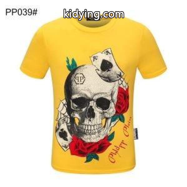 快適な通気性の良い 半袖Tシャツ 多色可選 春夏の着こなしにぴったり フィリッププレイン PHILIPP PLEIN_フィリッププレイン PHILIPP PLEIN_ブランド コピー 激安(日本最大級)-2