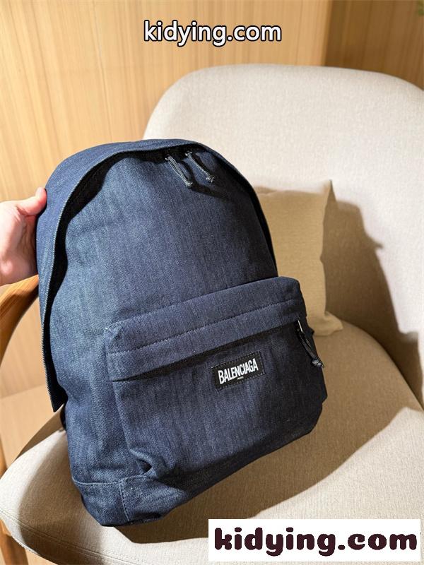 BALENCIAGA バレンシアガリュックサックコピー ☆ 2026新作デニム生地旅行・レジャーに欠かせない-1