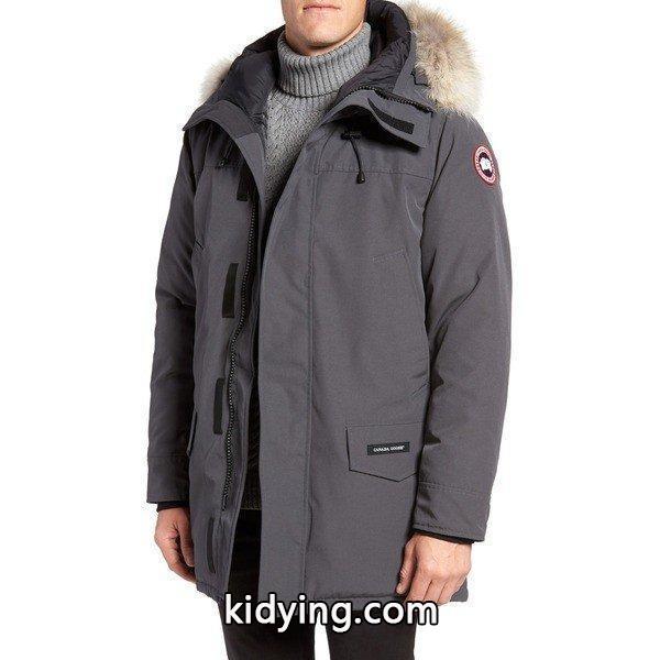 カナダグース ジャケット・ブルゾン アウター メンズ Canada Goose Langford Slim Fit Down Parka with Genuine Coyote Fur Trim Graphite :36-2av2k126ul-09fe:asty-shop2 - 通販ショッピング-0