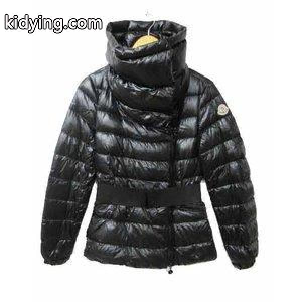 モンクレール MONCLER Sabline Asymmetric Belted Puffer Jacket サブライン ベルト付き ダウンジャケット 黒ブラック ブランド通販-0