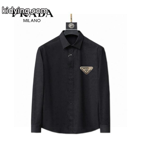 アイコニック モード スリムフィット PRADA プラダ コピー シャツ 2026新作-0