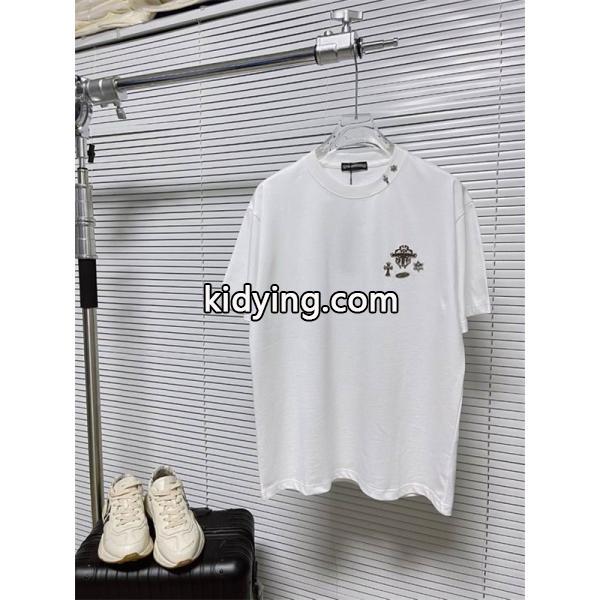 個性的なアイテム　クロムハーツ CHROME HEARTS 半袖Tシャツ 2色可選　ランキング入賞の人気商品_ブランド コピー 激安(日本最大級)-0
