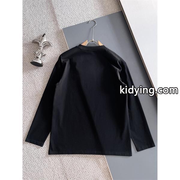 話題沸騰！2025秋冬 ブラック 長袖Tシャツ バーバリー コピー BURBERRY-1