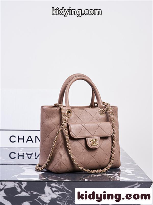 ベージュピンク ハンドバッグ CHANEL マトラッセ調 シャネル コピー ココマーク金具 チェーンショルダー 2WAYバッグ-6