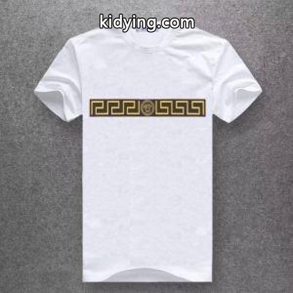 ヴェルサーチVERSACE トップスからチラ見える安心 Tシャツ/ティーシャツ大変大人気2019 多色可選 夏に絶対使える限定的_ヴェルサーチ VERSACE_ブランド コピー 激安(日本最大級)-1