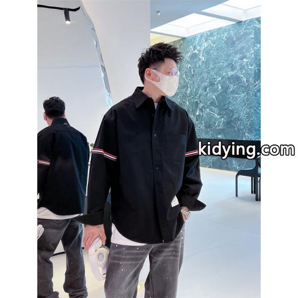&お洒落&トムブラウン長袖シャツコピー❤THOM BROWNE❤メンズファッション秋冬-0