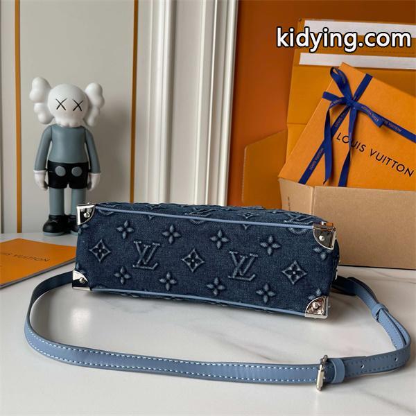 LOUIS VUITTON ルイヴィトン コピー トレンド素材 デニム ハンドバッグ 上品カジュアル-3