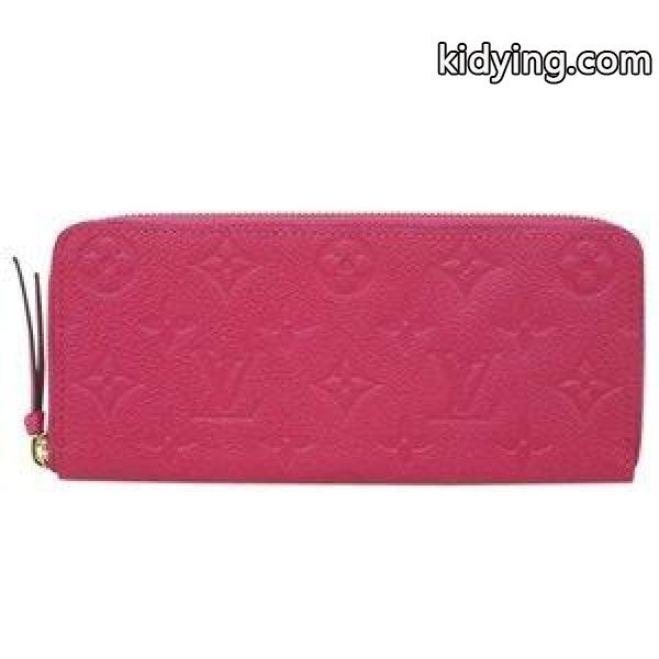 ルイヴィトン　財布　M62535　LOUIS VUITTON　ヴィトン　モノグラム・アンプラント　LV　ラウンドファスナー長財布　ポルトフォイユ・クレマンス　フリージア :M62535:買付道-JJブランド専科- - 通販ショッピング-0