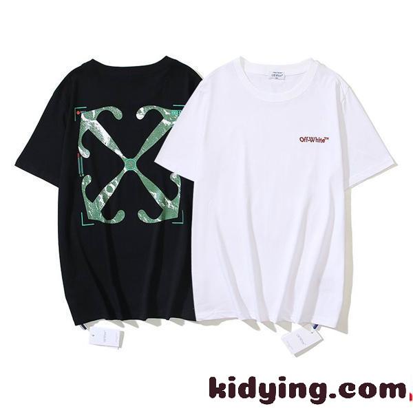 新しいフラグ葉迷彩半袖シャツ　オフホワイト　off-white シャツ サイズ感　吸汗速乾のメンズ半袖Tシャツブランド コピー 激安(日本最大級)-0