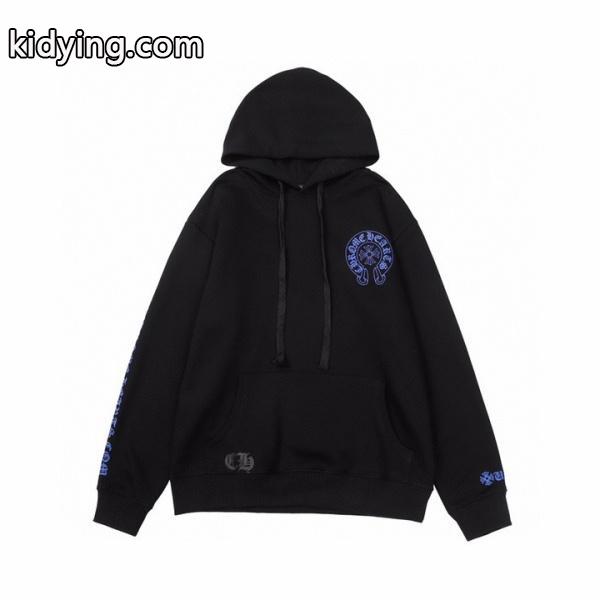 CHROME HEARTS スーパーコピー トレンド ブルー ロゴ 洗練 上質 パーカー クロムハーツ-0